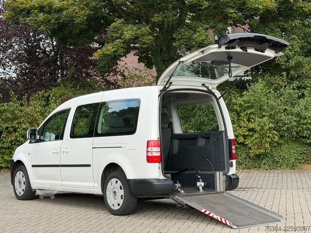 Kleinbus VW Caddy Maxi 1.6 Tdi 5 Sitze Rollstuhlrampe Klima
