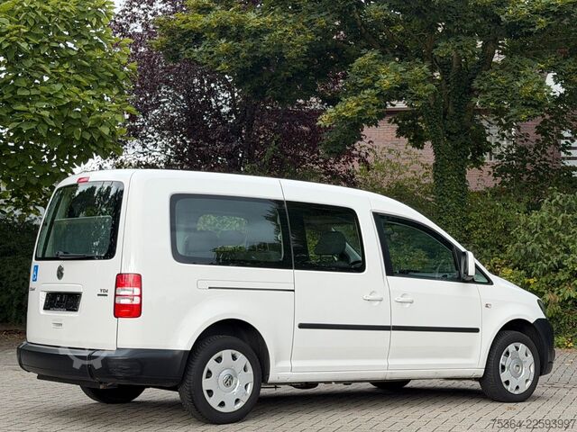 Kleinbus VW Caddy Maxi 1.6 Tdi 5 Sitze Rollstuhlrampe Klima