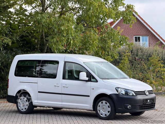 Kleinbus VW Caddy Maxi 1.6 Tdi 5 Sitze Rollstuhlrampe Klima