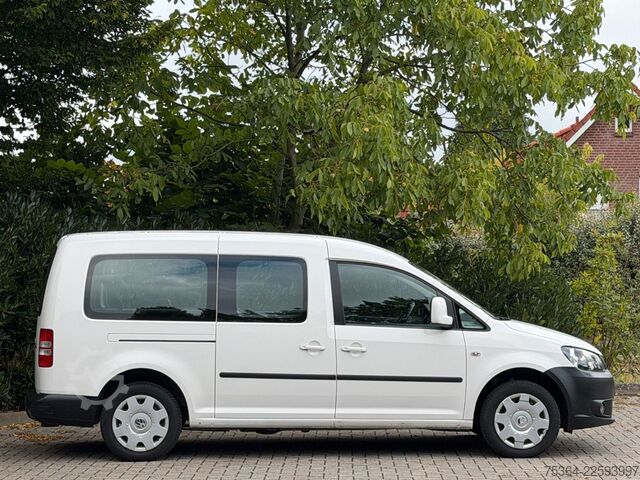 Kleinbus VW Caddy Maxi 1.6 Tdi 5 Sitze Rollstuhlrampe Klima