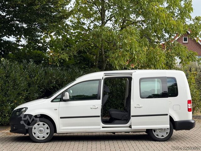 Kleinbus VW Caddy Maxi 1.6 Tdi 5 Sitze Rollstuhlrampe Klima