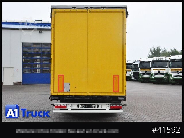 Open semitrailer with tarp Kässbohrer Mega Trailer, Code XL, Aluplank,
