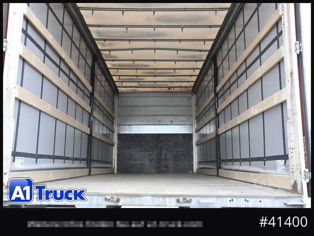 Swap body with flatbed & tarp WECON WPR 745, verzinkt, 2520  innen, Code XL, neue Plane