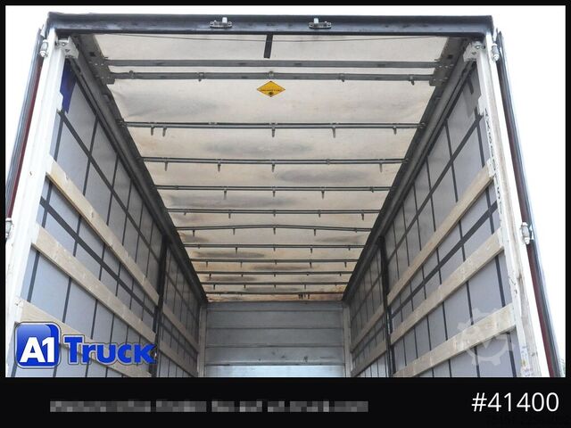 Swap body with flatbed & tarp WECON WPR 745, verzinkt, 2520  innen, Code XL, neue Plane