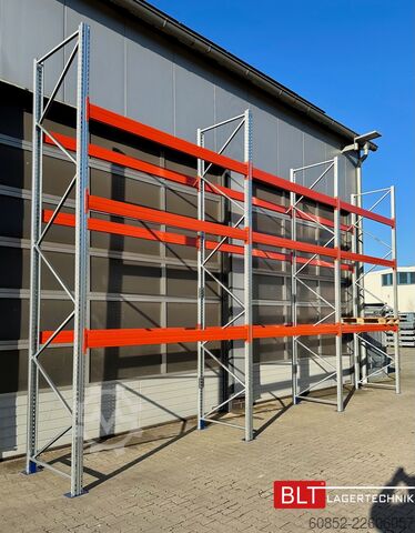 Heavy-duty shelf ca. 8,4 lfm. Palettenregal H: 500 cm Fachlast : 4500 kg , Schwerlastregal