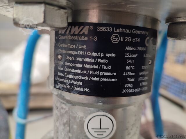 Paint spraying unit WIWA Airless 28064