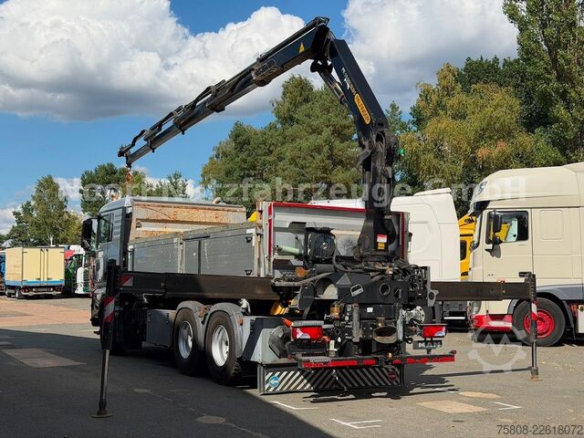 Kipper LKW MAN TGX 33.500 6x4 Kipper Kran PK19.001 Funk Greifer