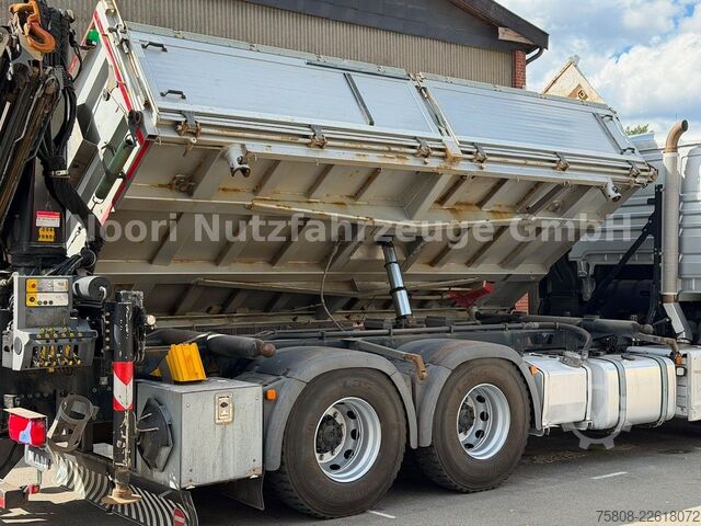 Kipper LKW MAN TGX 33.500 6x4 Kipper Kran PK19.001 Funk Greifer