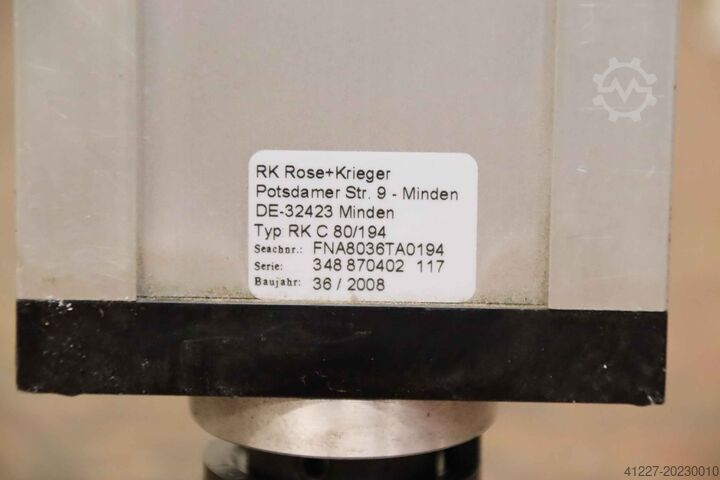 Linearantrieb Positioniertisch Hublänge 50 mm RK Rose+Krieger RK C 80/194