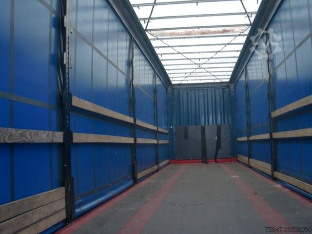 Auflieger mit Pritsche & Plane Krone SDP 27 Mega Liftachse Hubdach