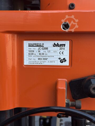 Drilling machine BLUM MiniPress P + EASYSTICK Blum MiniPress P + EASYSTICK