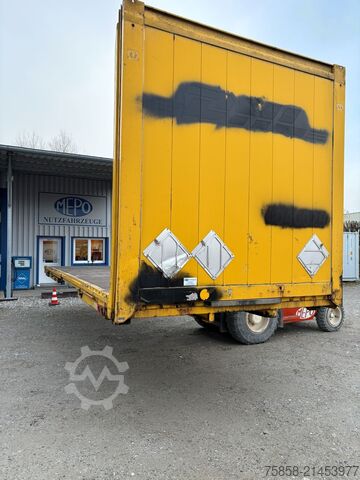 Wechselpritsche offen Krone BDF 7,45m Lochleiste Teleskopstützen