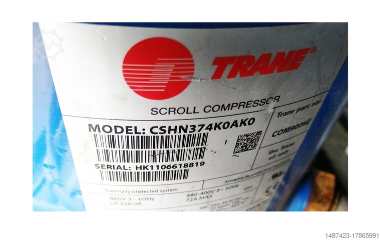 Chiller/Heat pump TRANE CXCM 315 kW.