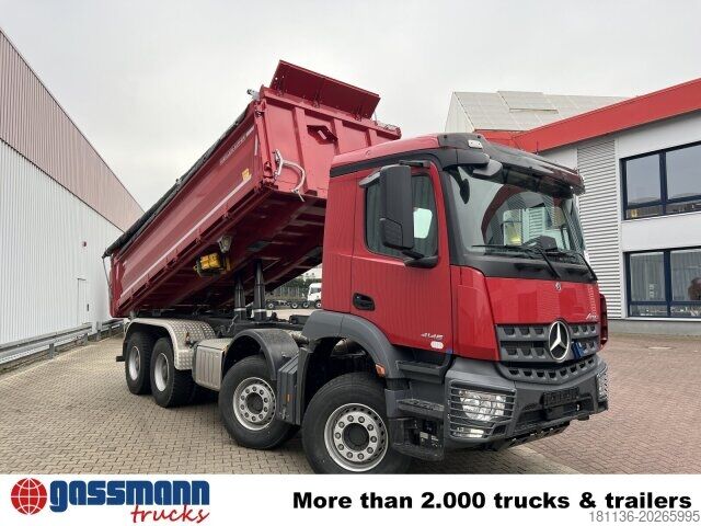 Tipper truck Mercedes-Benz Arocs 4146 K 8x4/4, Grounder, Multimedia Cockpit,