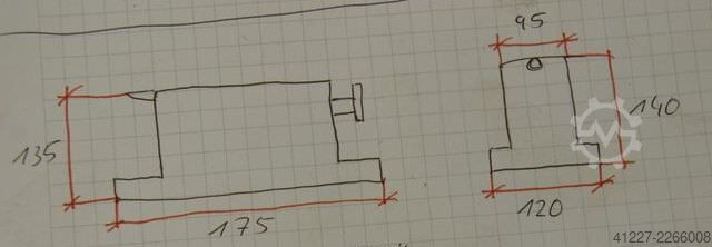 Tailstock unbekannt Spitzenhöhe 135 mm