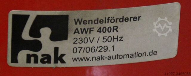 Wendelförderer NAK AWF 400F