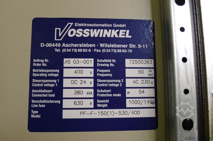 5 Aschsen Portal WALDRICH SIEGEN PF-F150 WaldrichSiegen PF-F 150 530/400