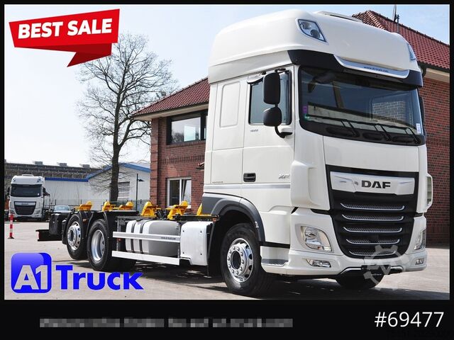Swap body truck DAF XF 480 Intarder, Multiwechsler 2x AHK
