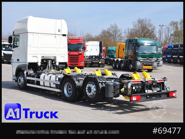 Swap body truck DAF XF 480 Intarder, Multiwechsler 2x AHK