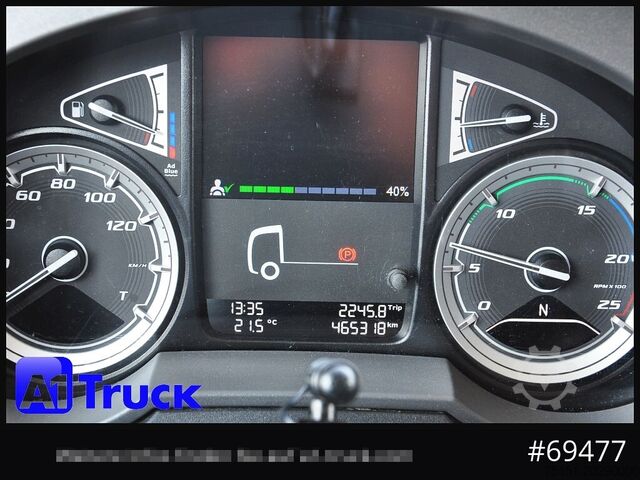 Wechselfahrgestell LKW DAF XF 480 Intarder, Multiwechsler 2x AHK, TÜV 10-2026