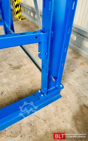 Cantilever rack ca. 3,15 lfm. Kragarmregal Langgutregal H: 250 cm 140 kg/Arm META Multistrong