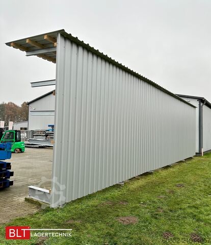 Cantilever rack Kragarmregal mit Dach & Rückwand H:400cm Fuß + 3 Ebenen