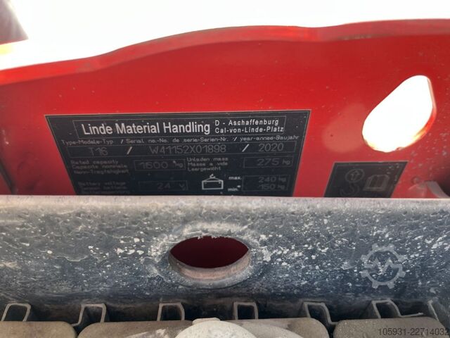 Electric Pallet Truck Linde T16