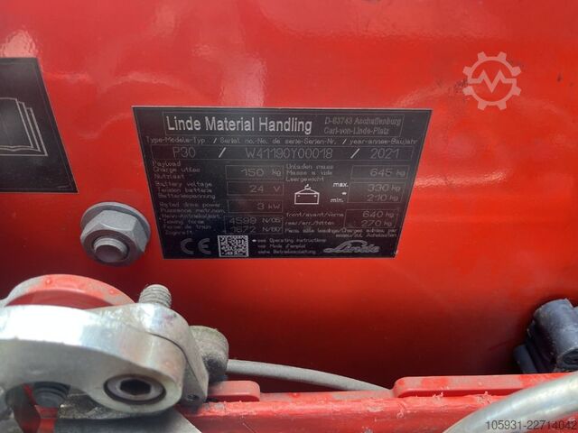 Tow Tractor Linde P30