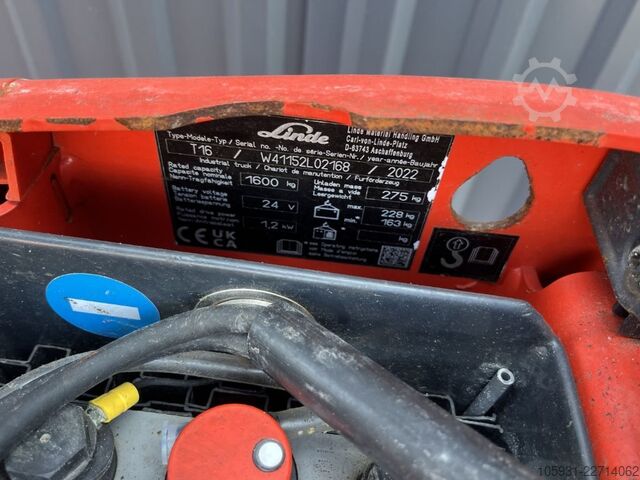 Niederhubwagen Linde T16