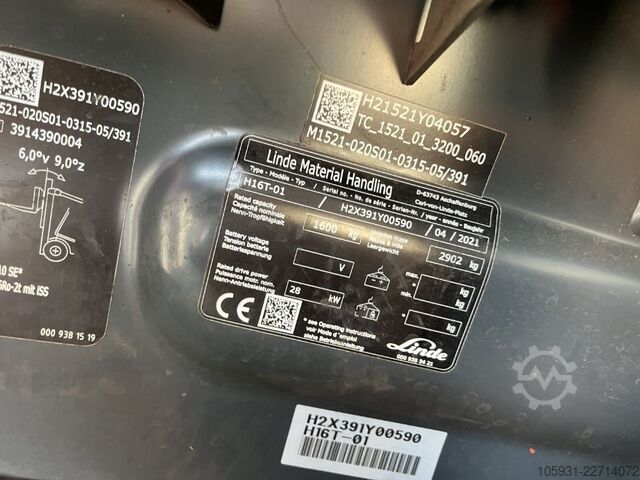 Treibgasstapler Linde H16T-01