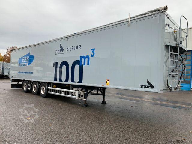 Walking floor semitrailer STAS bioSTAR ca 100 cbm 14,9 m Innenlänge