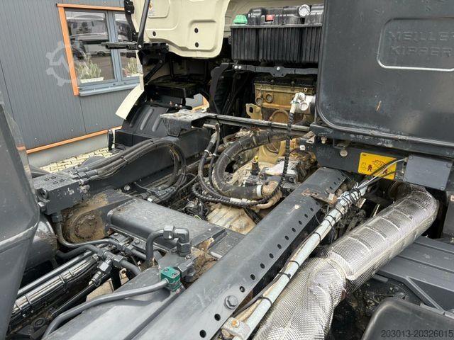 Roll-off tipper truck MERCEDES-BENZ Arocs 4145 8x4 Abrollkipper MEILLER RS 26.60L