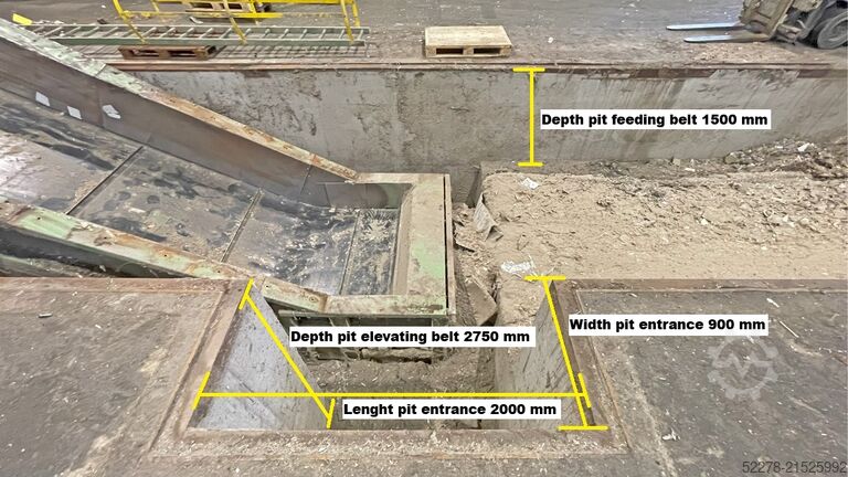 Kettenförderband HBT2250/2000 mit EWFH Bollegraaf HBT 2250/2000