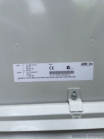 Steuerung ABB ABB ACS800-07-0135-3 – 225 A