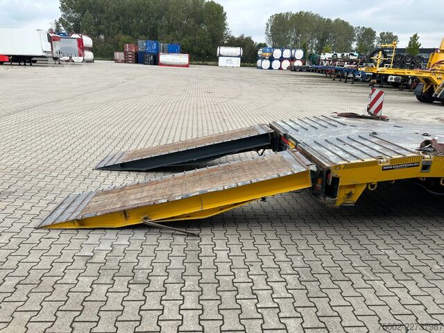 Low loader Broshuis E-2190/27 / 3-axle lowloader /  6,4m extendable...