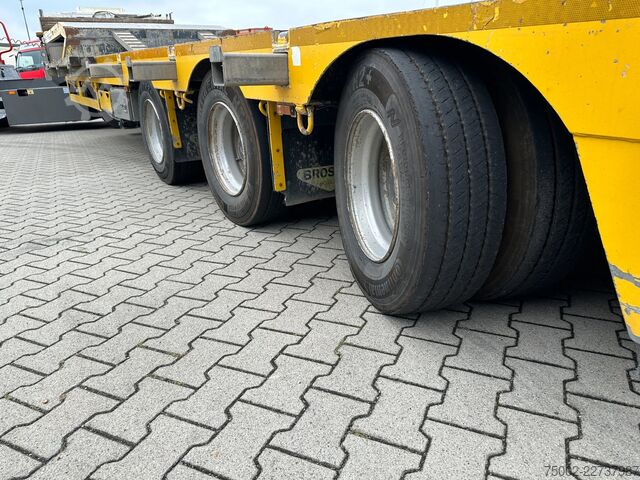Low loader Broshuis E-2190/27 / 3-axle lowloader /  6,4m extendable...