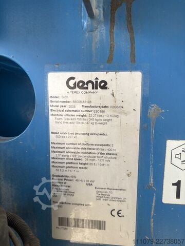 Arbeitsbühne Genie S65 Teleskoparbeitsbühne GENIE S65