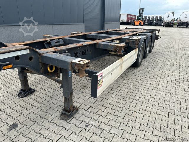 Containertransport Krone 40FT HIGH CUBE / BPW / DRUMBRAKES / NL-CHASSIS