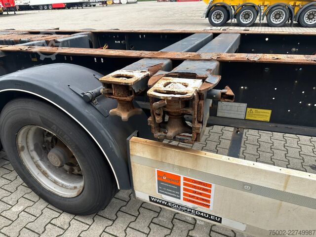 Containertransport Krone 40FT HIGH CUBE / BPW / DRUMBRAKES / NL-CHASSIS