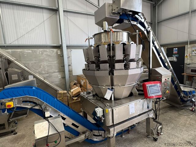 Waage und Förderbänder 14 head multihead Screw weigher Model TY-P14