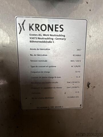 Glasflaschen-Spül-, Füll- und Verschließ Krones Modufill