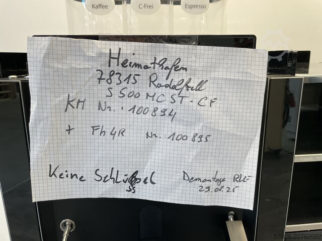 Kaffeevollautomat Rex Royal S500 from 2022