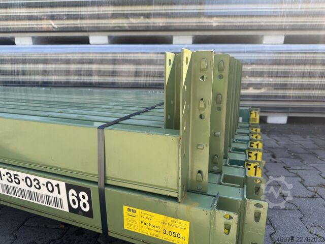 2.640 mm / K:127 x 50 mm / Kopftraverse BITO PL38 Palettenregaltraverse Traverse Regal