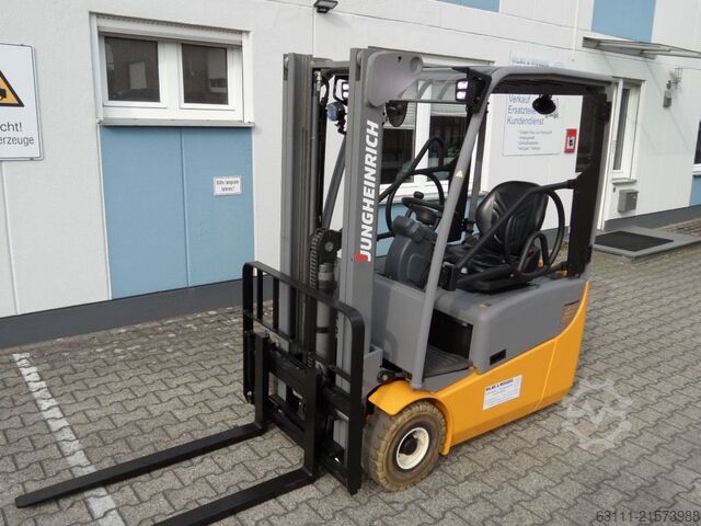 Elektro 3 Rad-Stapler Jungheinrich EFG 115 - unter 2 Meter Bauhöhe - Freihub