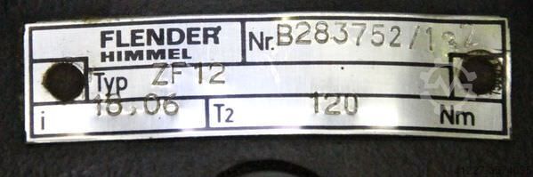 Gear motor 0.5 kW 180 rpm 24 volts Gansow IBC 12829 / ZF12