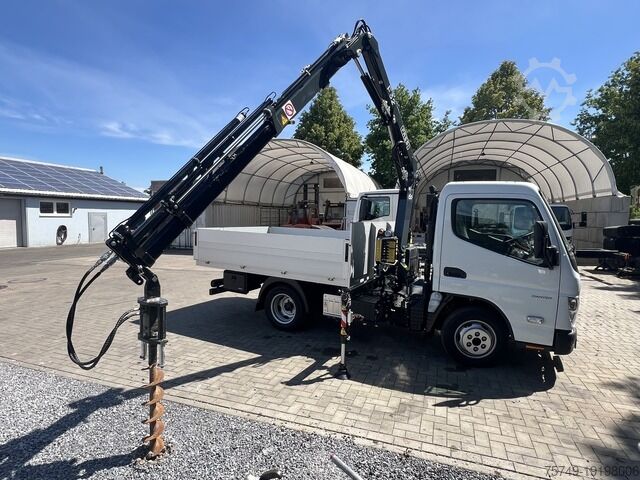 Pritschenwagen Fuso 3S15 Alu Pritsche 2.80m Ladekran Bohrgerät