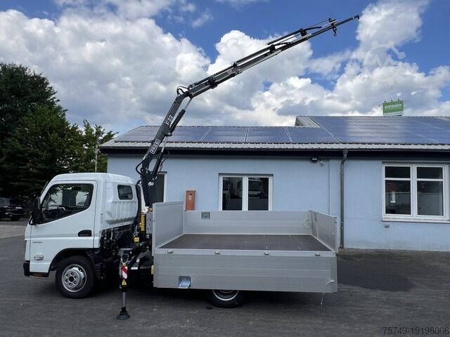 Pritschenwagen Fuso 3S15 Alu Pritsche 2.80m Ladekran Bohrgerät