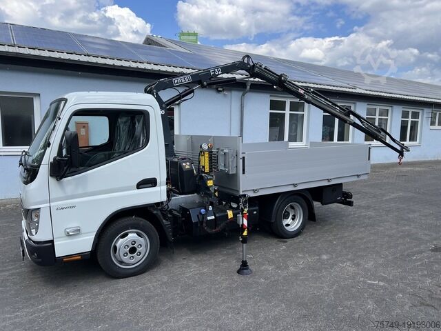 Pritschenwagen Fuso 3S15 Alu Pritsche 2.80m Ladekran Bohrgerät