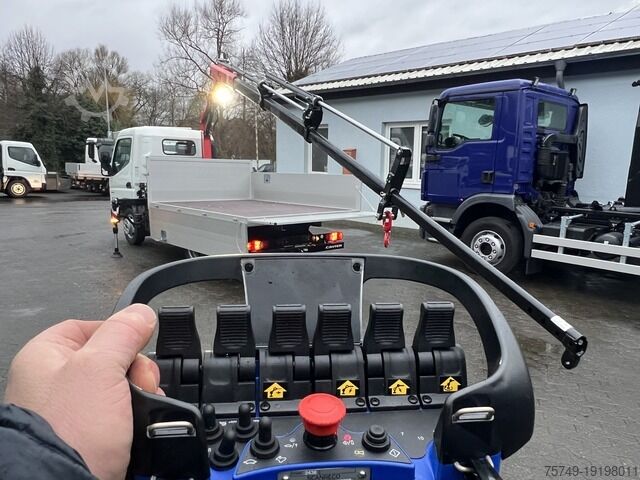 Pritschenwagen Fuso 3S15 Alu Pritsche 2.80m Ladekran Funk!