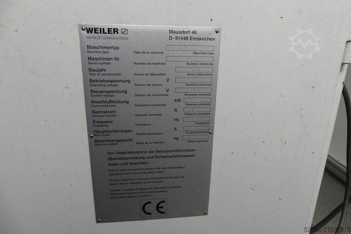 CNC-Drehmaschine WEILER 